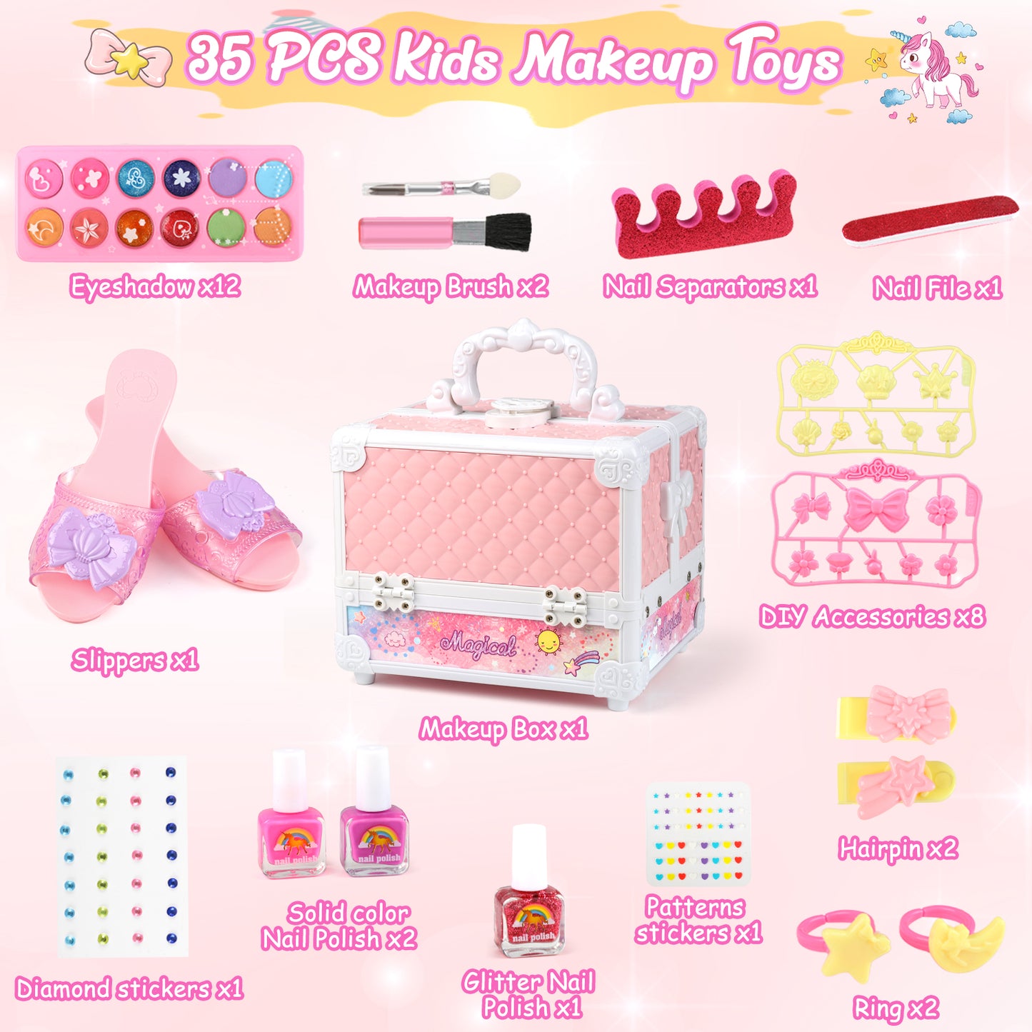 UUSUOO Makeup Case Cosmetics Box with Mirror Lockable 2 Trays Makeup Case OrganizerUUSUOUUSUOO Makeup n Case Cosmetics Box with Mirror Lockable 2 Trays Makeup Case Organizer