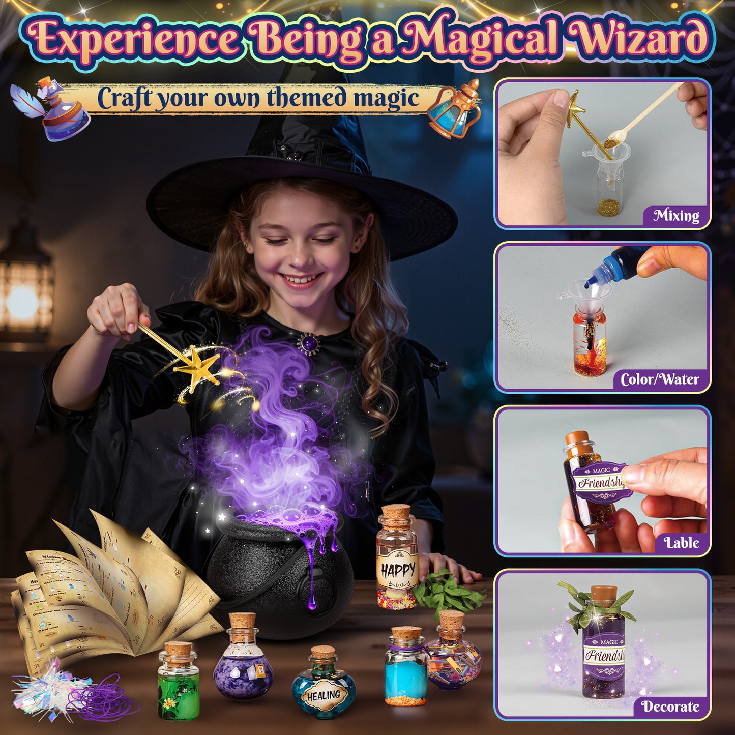 UUSUOO Magic Potions Craft Kit, 85 Piece